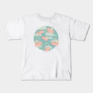 When Pigs Fly Kids T-Shirt